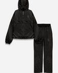 Weleba Black Windbreaker