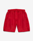 Weleba Red Nylon Shorts