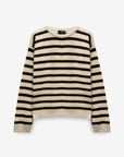 Mohair Striped Sweater/Beanie