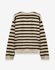 Mohair Striped Sweater/Beanie