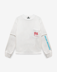 White Double Layered Auto Repair Tee