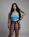 Women Knitted Crochet Skirt/Bucket Hat