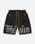 Weleba Black Nylon Shorts