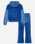 Atlantic City Blue Velour Set