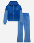 Atlantic City Blue Velour Set