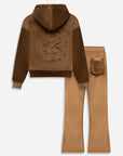 Berlin Brown Velour Set