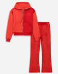 San Fransisco Red Velour Set