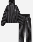 Weleba Striped Windbreaker Set