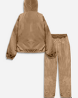 Weleba Tan Windbreaker