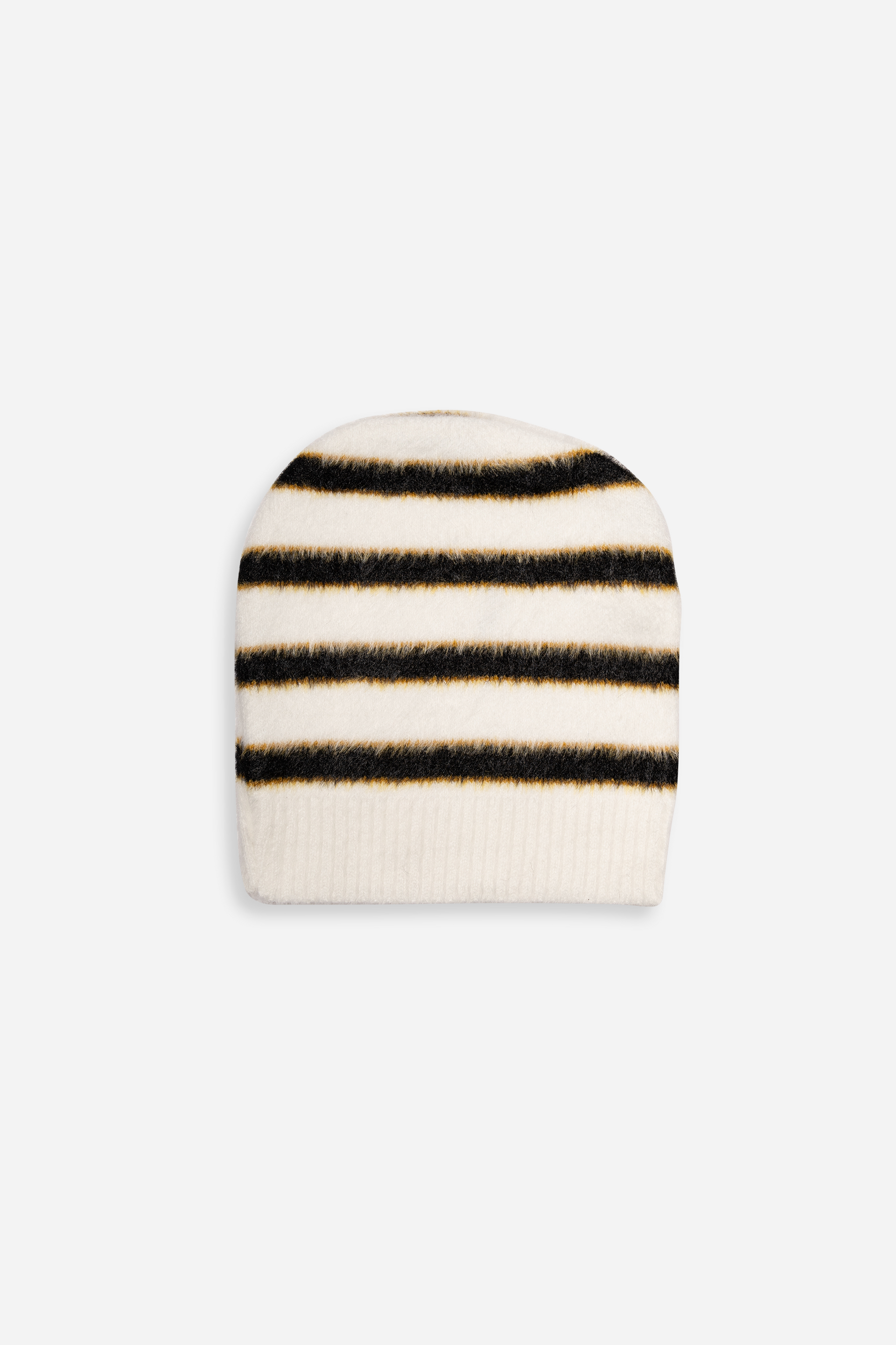 Mohair Striped Sweater/Beanie