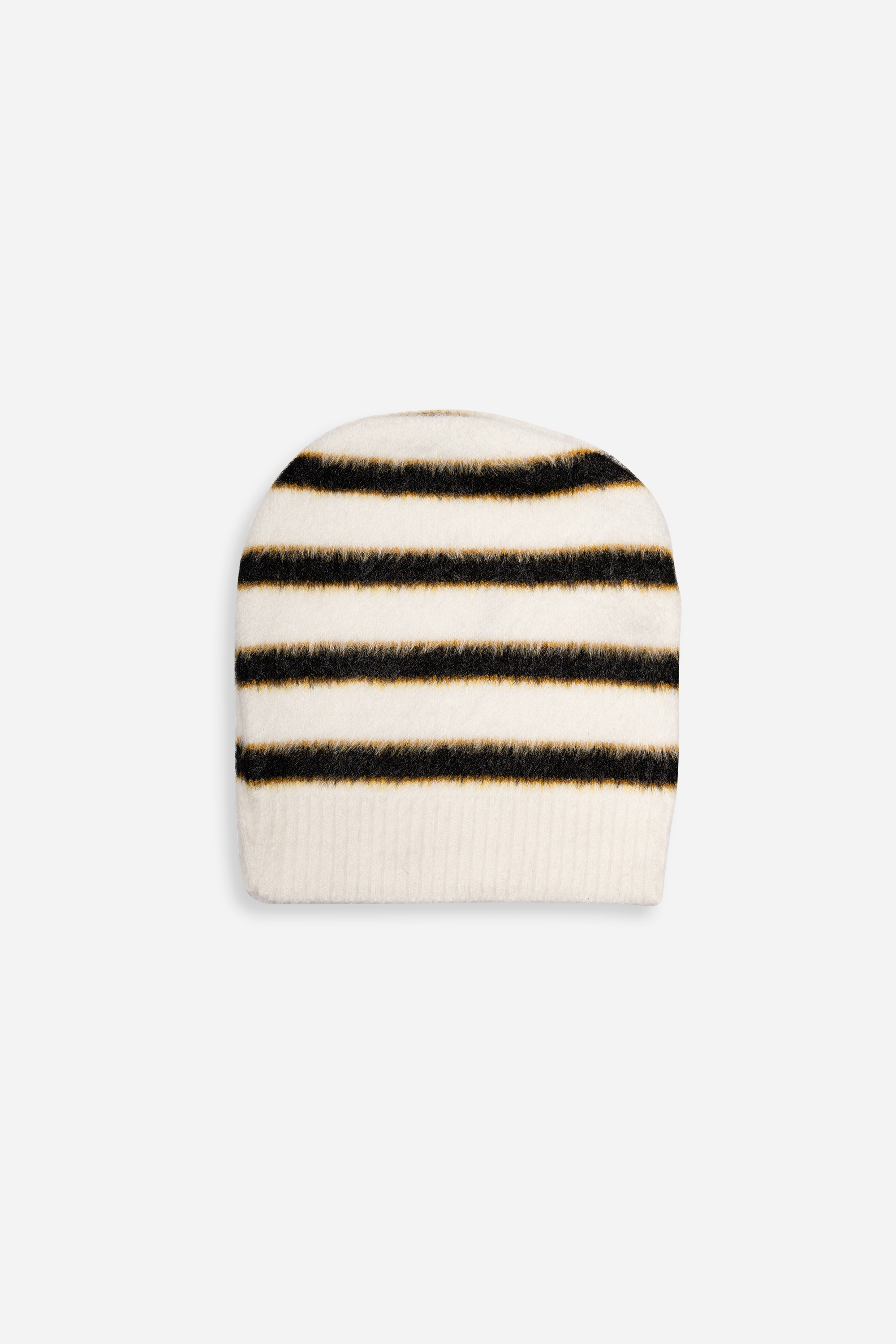 Mohair Striped Sweater/Beanie