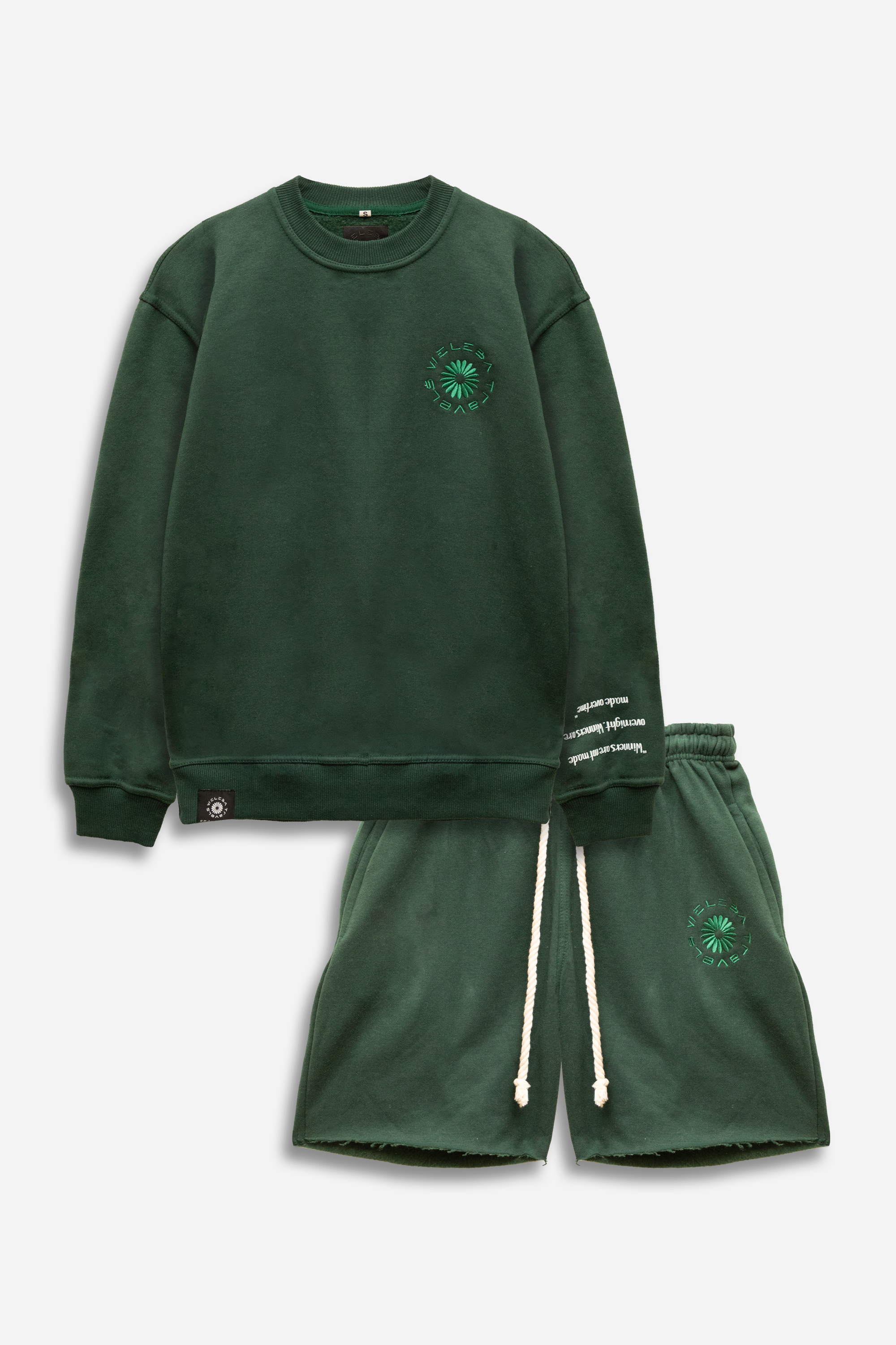 Boston Green Sweatshirt Travelers Set