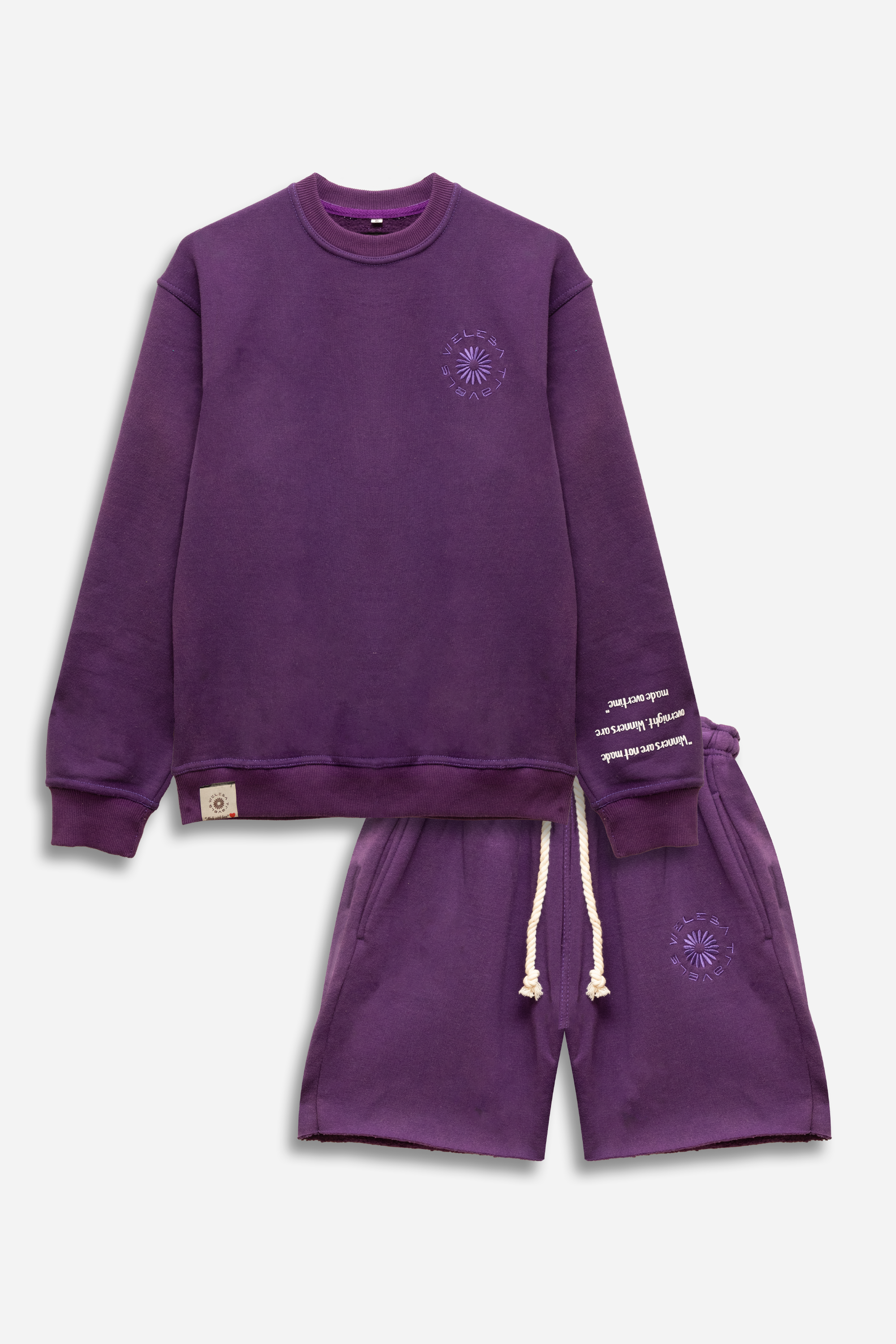 Utah Purple Sweatshirt Travelers Set