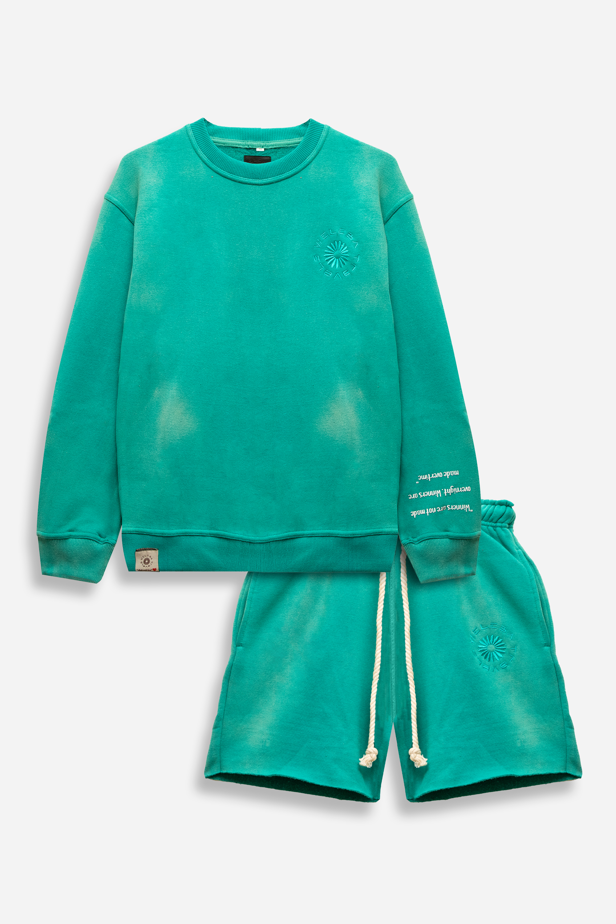 Long Bay Teal Sweatshirt Travelers Set