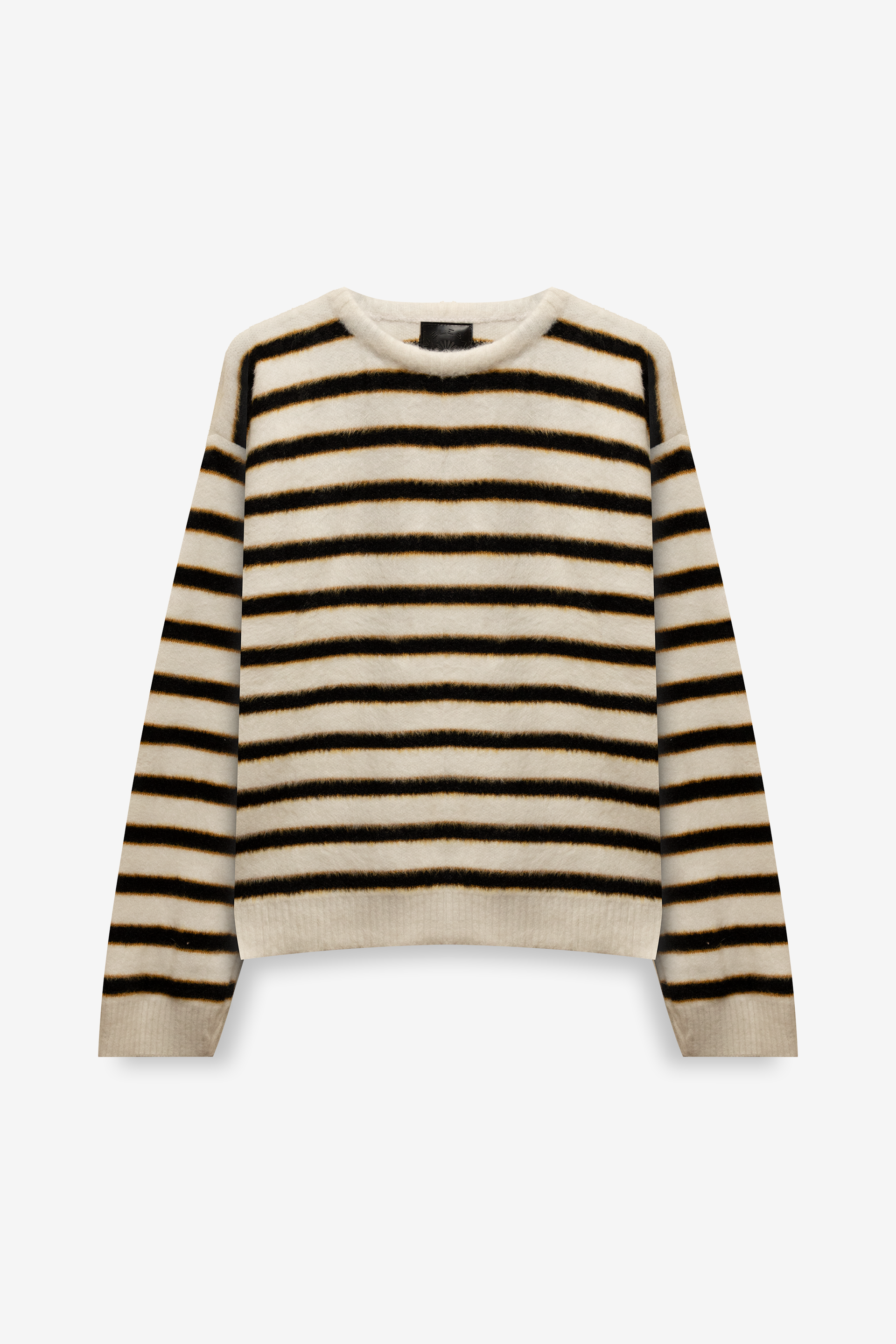 Mohair Striped Sweater/Beanie