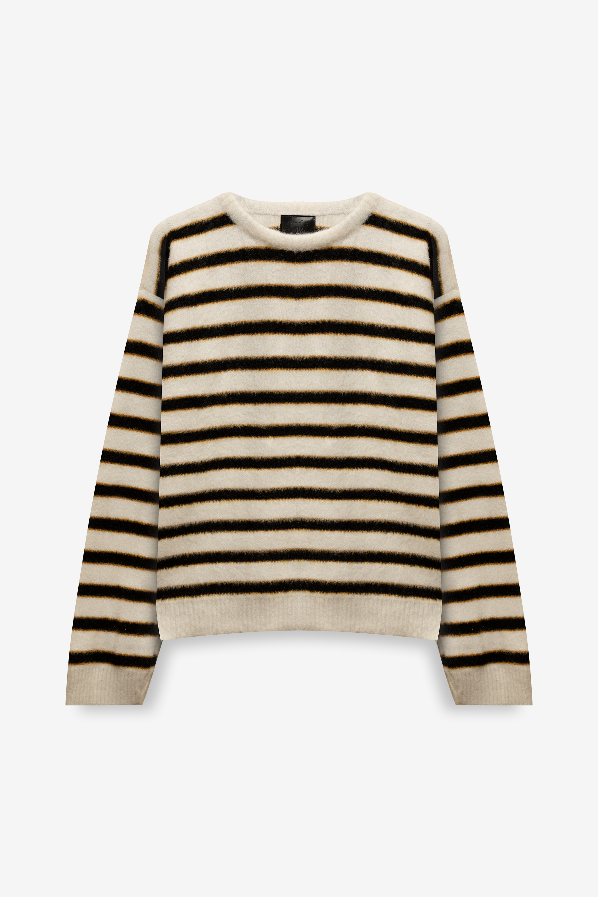 Mohair Striped Sweater/Beanie