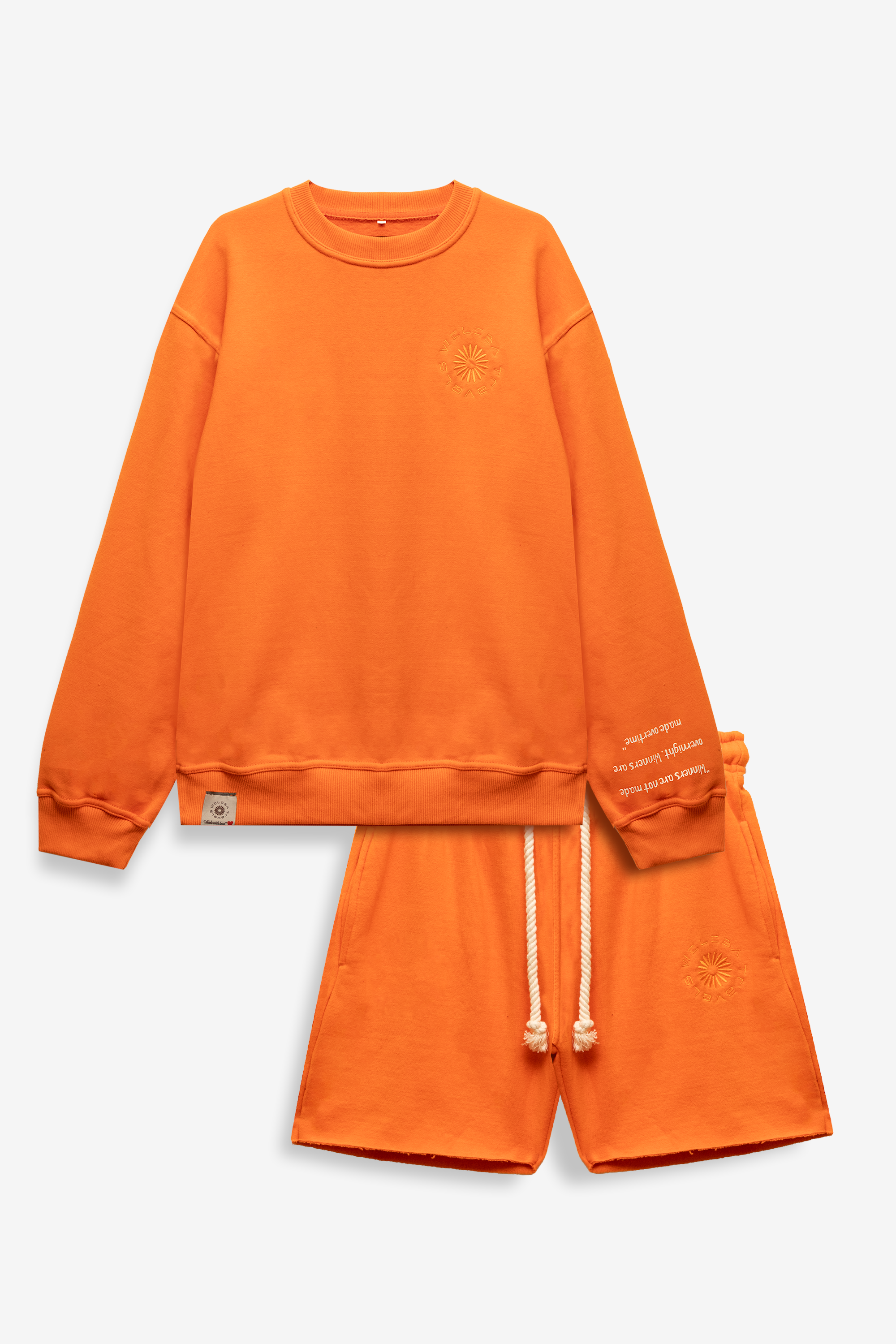 Cancun Orange Sweatshirt Travelers Set