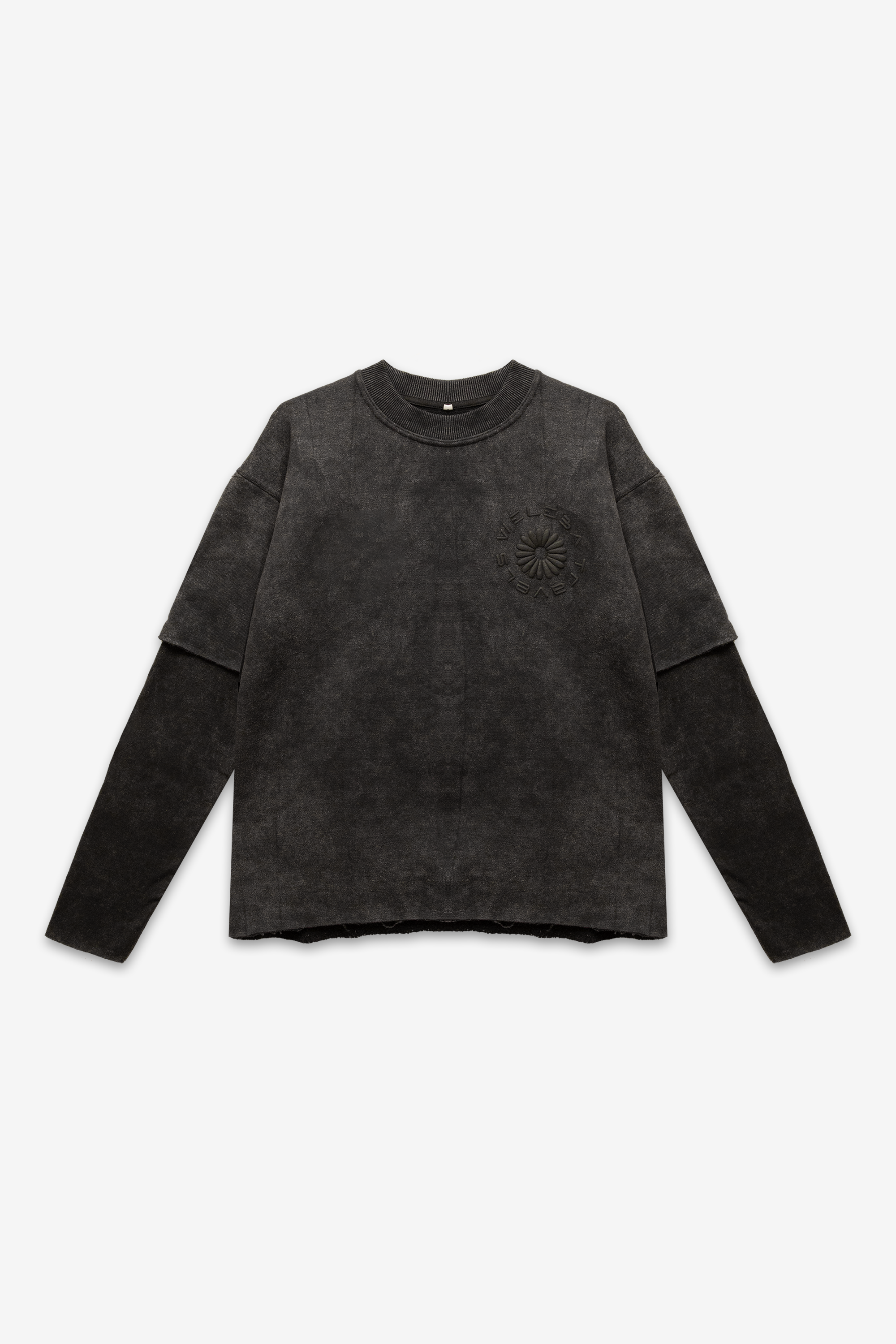 Rome Acid Black Double Layer Travelers Shirt