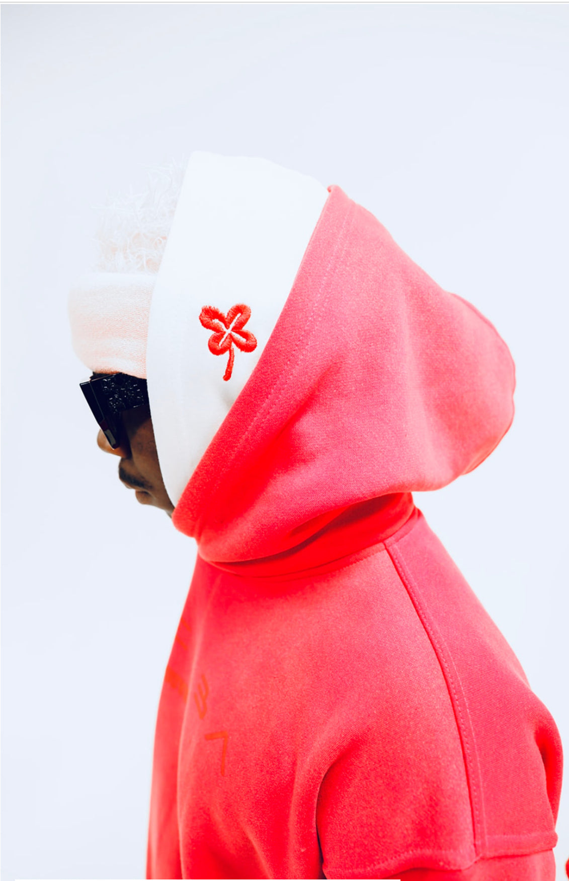 Weleba Vancouver Double Hood Hoodie Acid Pink