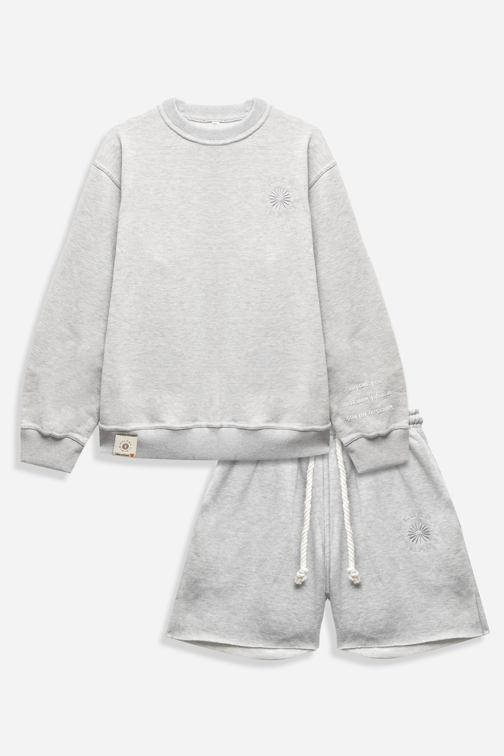 Hilo Grey Sweatshirt Travelers Set