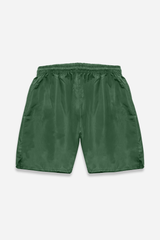 Weleba Green Nylon Shorts