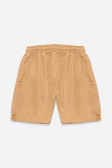 Weleba Beige Nylon Shorts