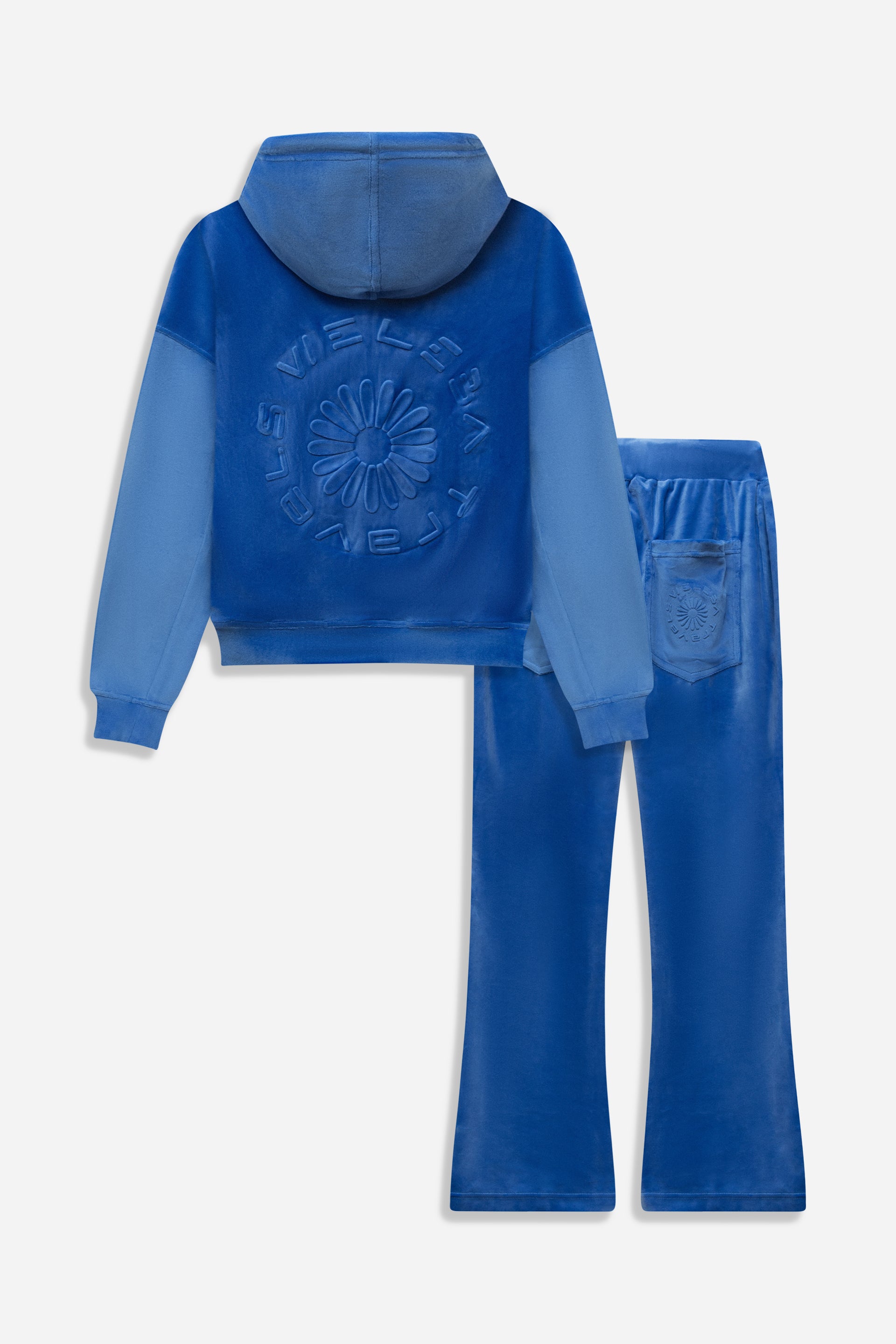 Mens Atlantic City Blue Velour Set 1972