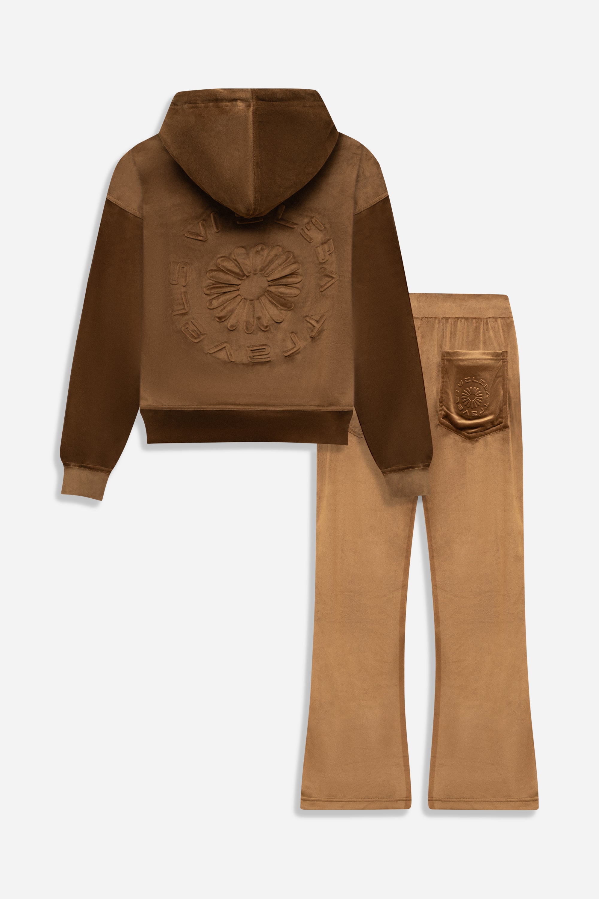 Mens Berlin Brown Velour Set 1972