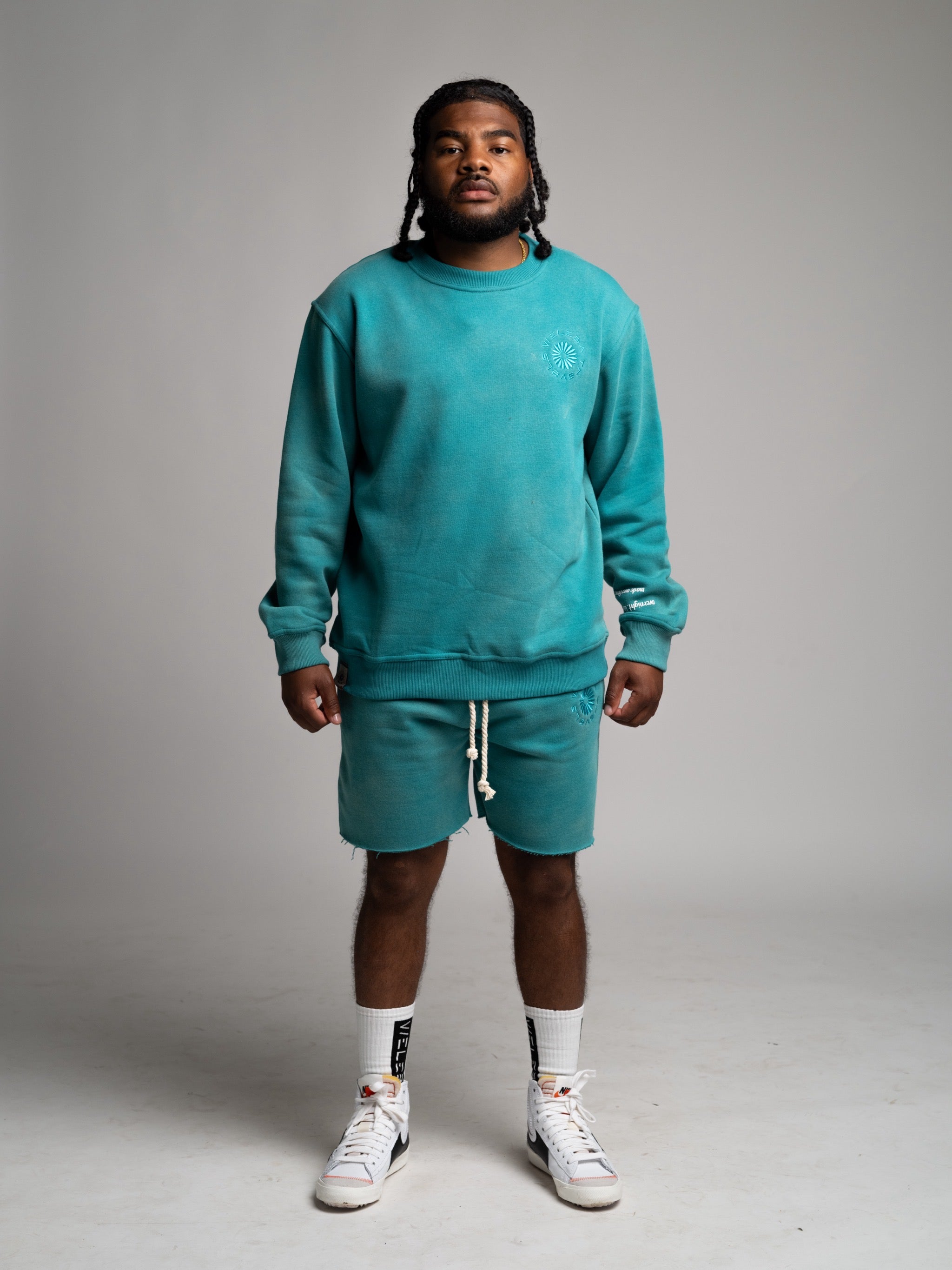 Long Bay Teal Sweatshirt Travelers Set