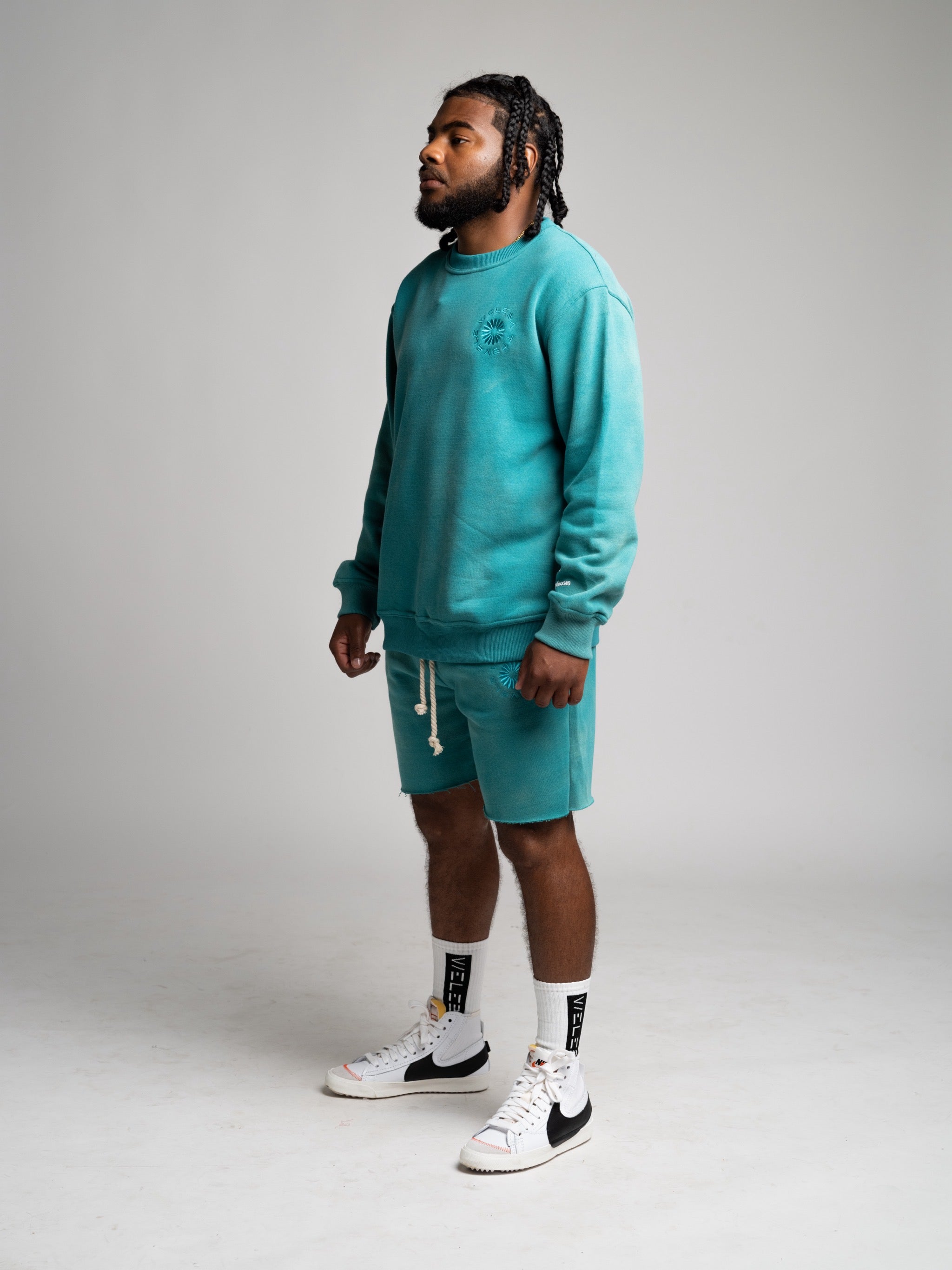 Long Bay Teal Sweatshirt Travelers Set