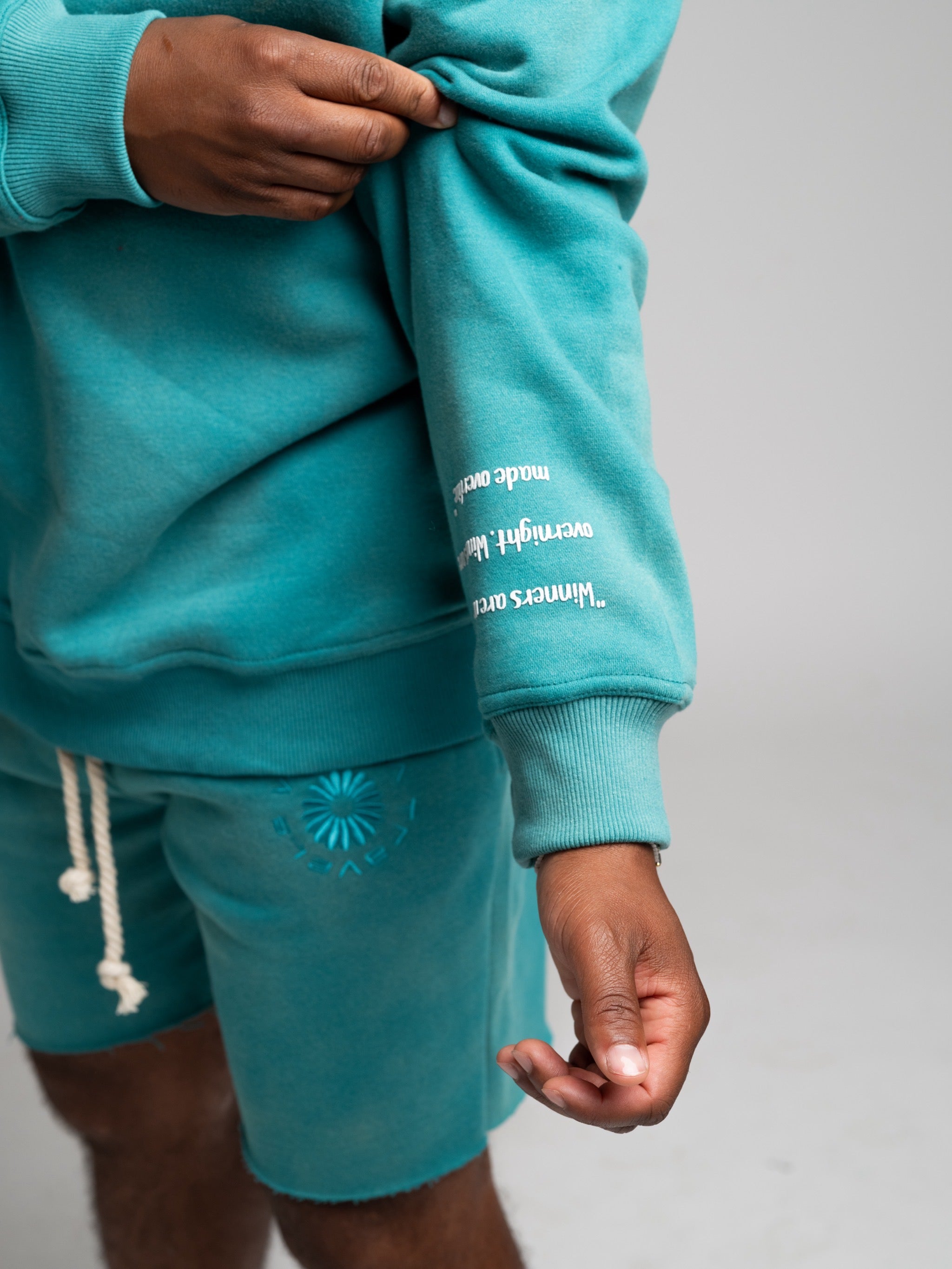 Long Bay Teal Sweatshirt Travelers Set