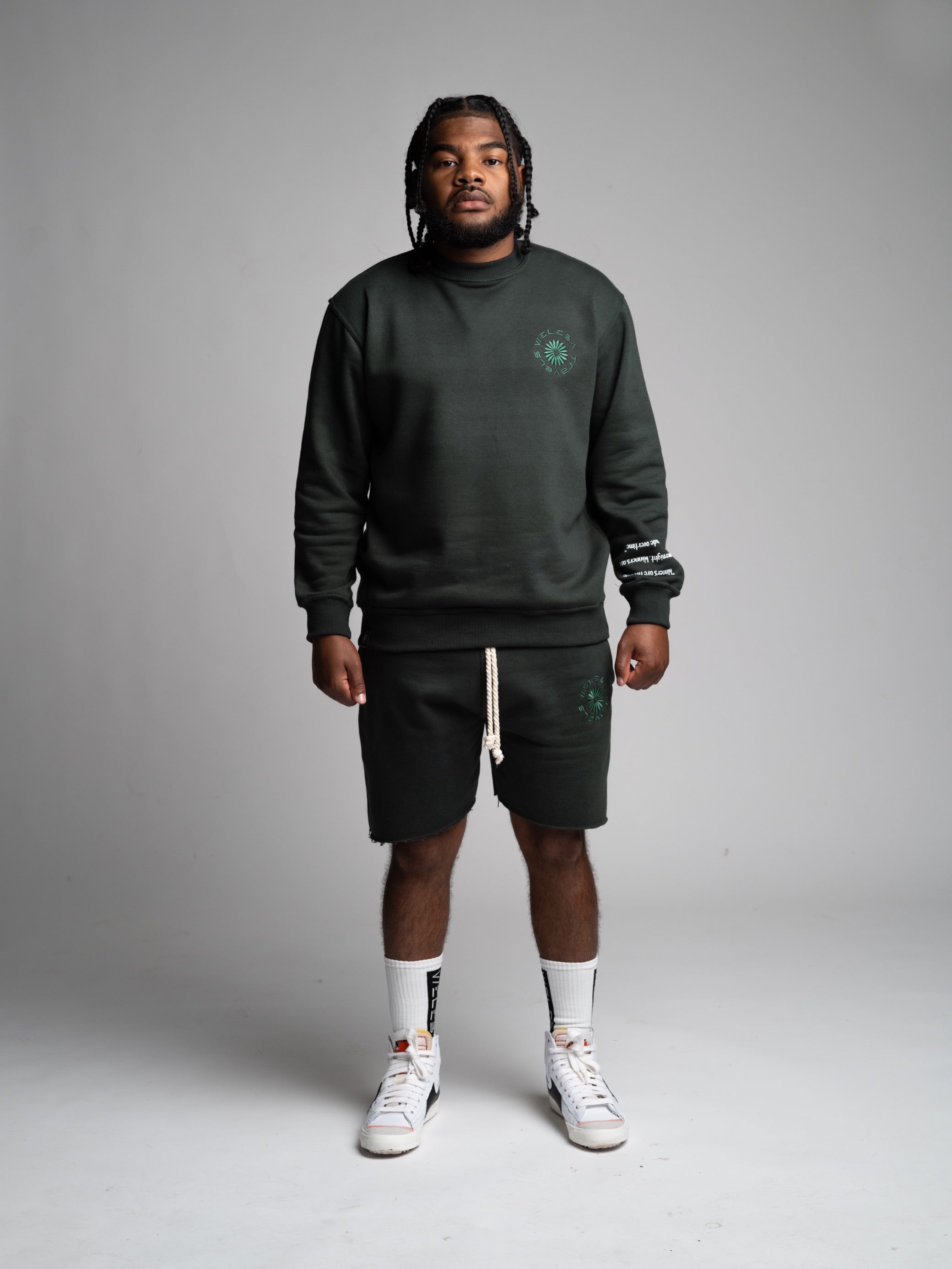 Boston Green Sweatshirt Travelers Set