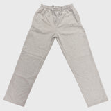 Weleba Grey Unisex Embossed Sweat Pants