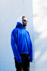 Weleba Vancouver Double Hood Hoodie Blue