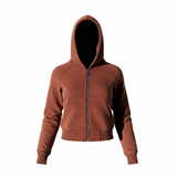 Women's Weleba Coffee Crop Full Zip
