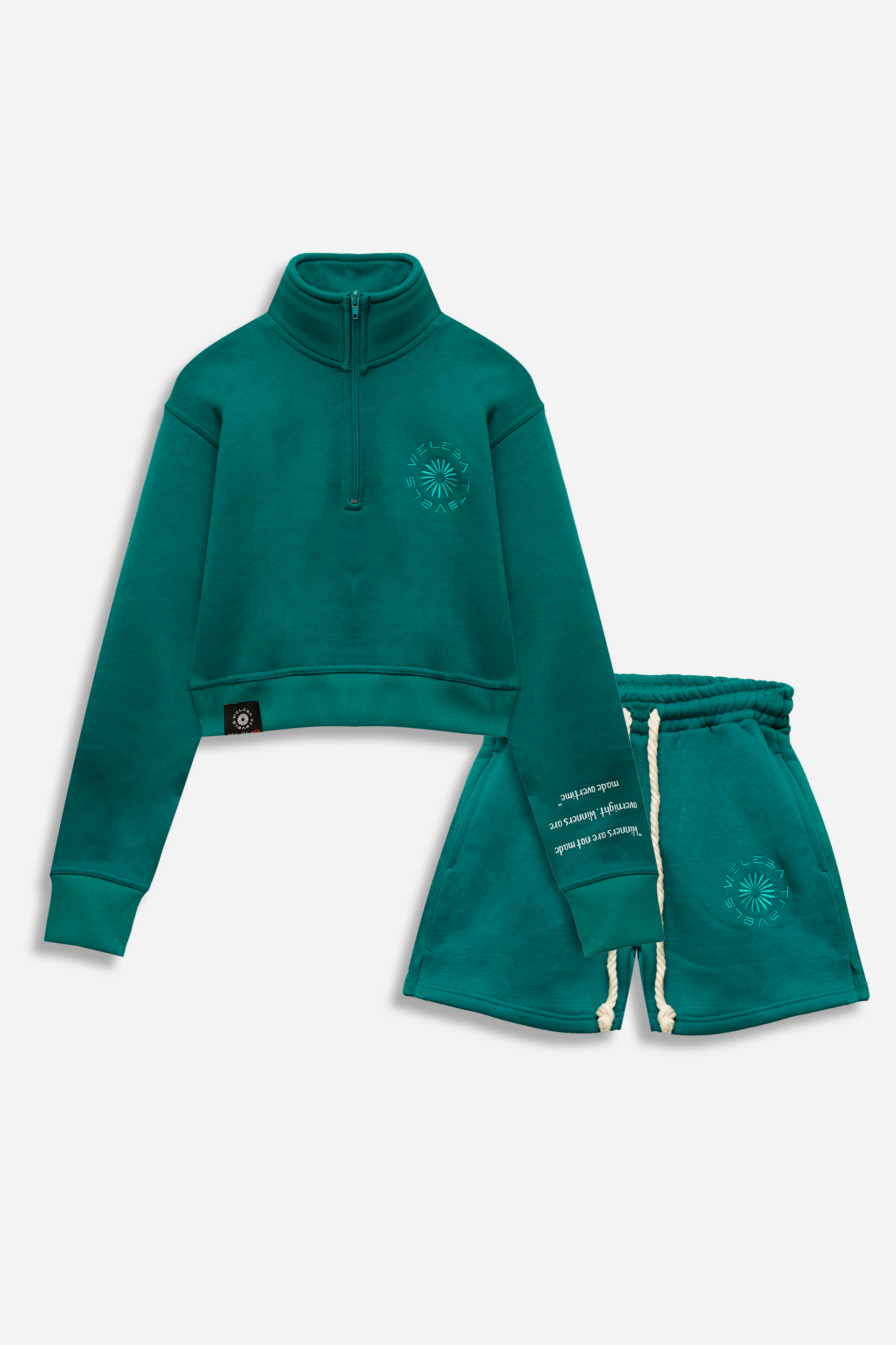 Women Long Bay Teal Travelers Set