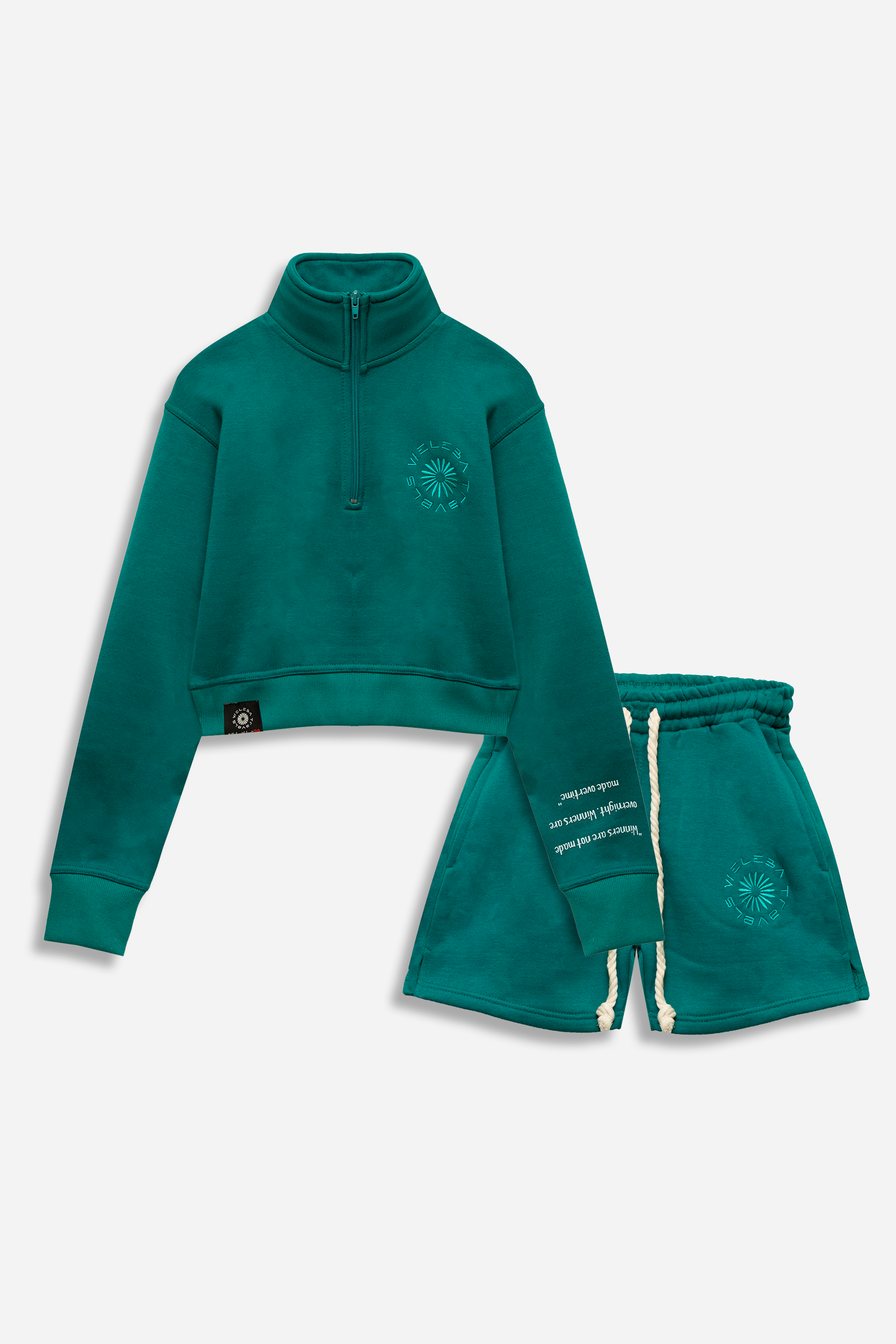 Women Long Bay Teal Travelers Set
